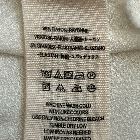 Free People White Twist Front Tee - Picture 4 of 6